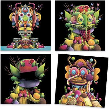 Stickers inspired by : le primeur - Djeco