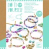 Perles papier et bracelets à créer Chics et dorés - Do it Yourself - Djeco