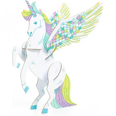 Colorie assemble et joue Diy Monde enchanté - Djeco