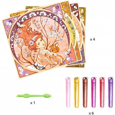 Tableaux à pailleter Divines - Inspired by - Djeco