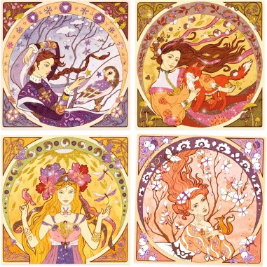 Tableaux à pailleter Divines - Inspired by - Djeco