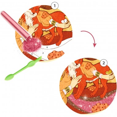 Tableaux à pailleter Divines - Inspired by - Djeco