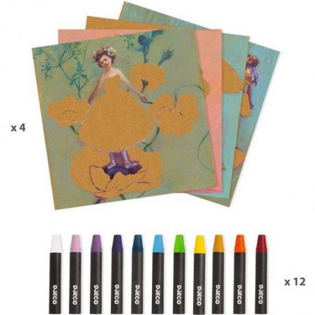 Crayons de cire Ballerines - Inspired by - Inspired by - Djeco