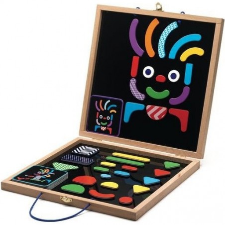 Magnétique Bois: Geobonhomme - Jeu de société - Djeco