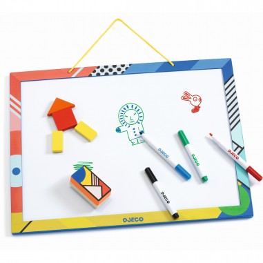 Tableau magnétique - tableau et magnets enfant - Djeco