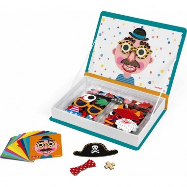 Coffret Magnetibook Crazy Faces Garçons - Janod