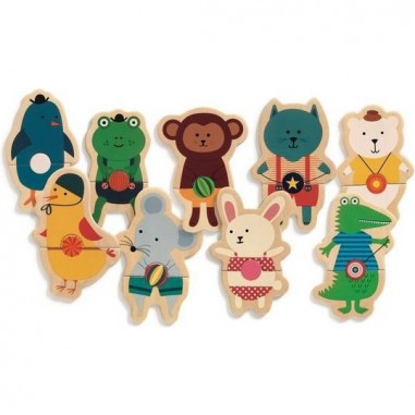 Jeu Magnétique en bois "Belty"