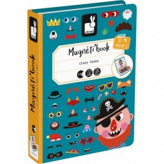 Coffret Magnetibook Crazy Faces Garçons - Janod 2