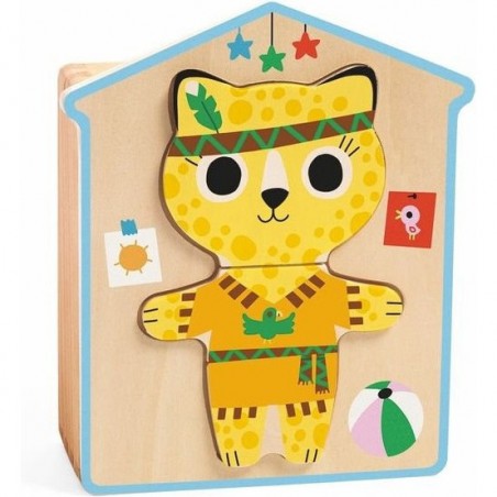 Dressup-mix 6 puzzles de 3 pièces - Djeco