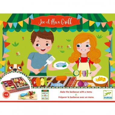 Dînette barbecue Joe et Max Grill - Djeco