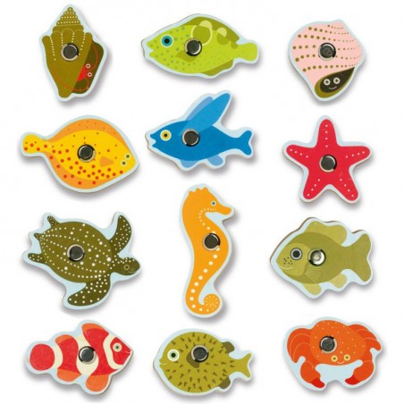 Pêche Magnétique - Fishing tropic - Un jeu - Djeco