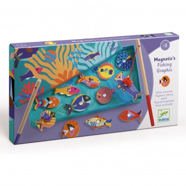 Pêche à la ligne aimantée : fishing graphic - Djeco