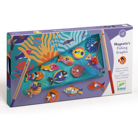 Pêche à la ligne aimantée : fishing graphic - Djeco