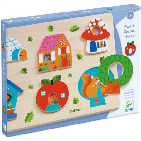 Puzzle - Coucou House - Jeux enfants - Djeco