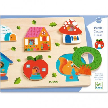 Puzzle - Coucou House - Jeux enfants - Djeco