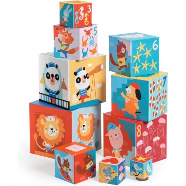 10 Cubes Premier Âge à Emplier La Plage - Djeco