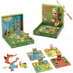 Coffret 4 jeux Ludo Wood - Un jeu - Djeco 2