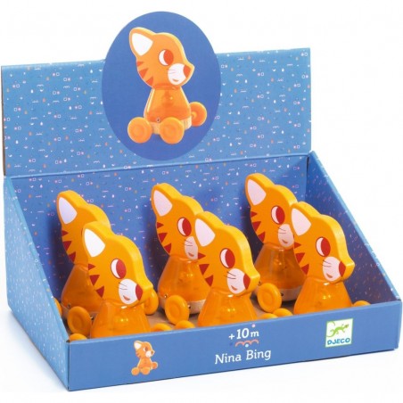 Chat à pousser : nina bing - Djeco