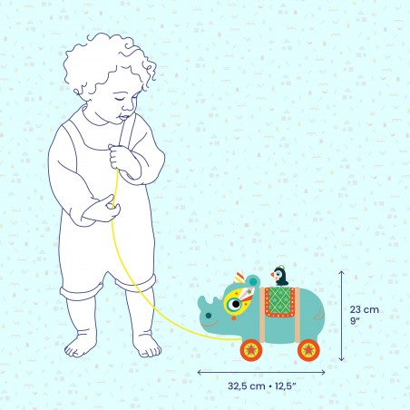 Vilma Jouet à trainer - Un jeu - Djeco