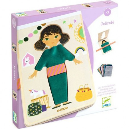 Jeu éducatif bois Jolizabi - Un jeu - Djeco