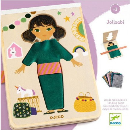 Jeu éducatif bois Jolizabi - Un jeu - Djeco