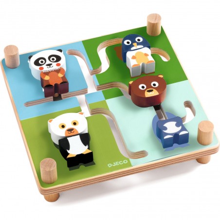 Spinamix - Jouet éducatif en bois - Djeco