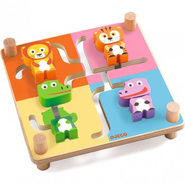 Spinamix - Jouet éducatif en bois - Djeco