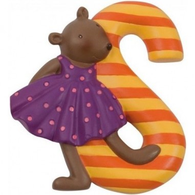 S lettre alphabet en résine - Moulin Roty