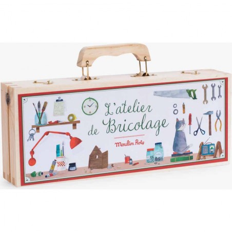 Petite valise bricolage 6 outils - Moulin Roty