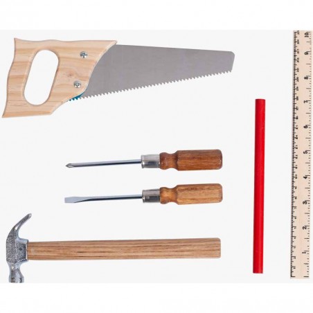 Petite valise bricolage 6 outils - Moulin Roty