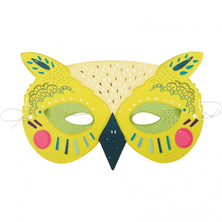 6 masques en carton jungle - Moulin Roty