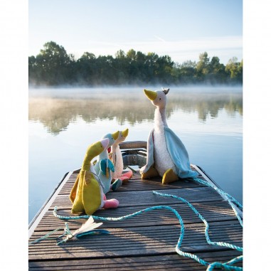 Le voyage d'Olga Oie en Peluche Plumette - Moulin Roty