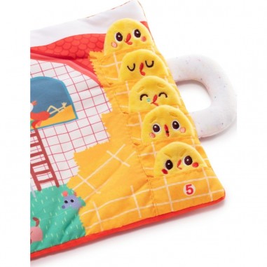 Livre en tissu "Paulette cherche ses poussins" - Lilliputiens