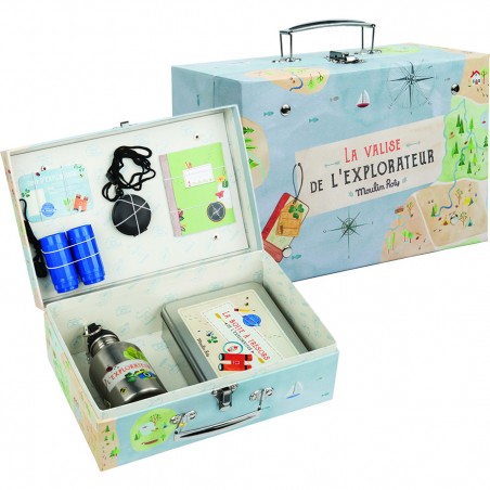 Valise explorateur le jardin du moulin - Moulin Roty