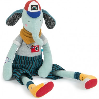 Peluche Pablo l'éléphant Broc'n Rolls - Moulin Roty