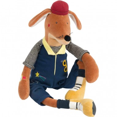 Peluche Elvis le chien Broc'n Rolls - Moulin Roty