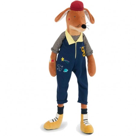 Peluche Elvis le chien Broc'n Rolls - Moulin Roty