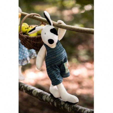Petite peluche Julius le Chien Les Tout-Petits - La Grande Famille - Moulin Roty