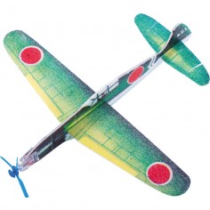Avion en polystyrène Mitsubishi - Les Petites Merveilles - Moulin Roty