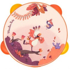 Tambourin Corail Dans la Jungle Instrument de Musique - Moulin Roty