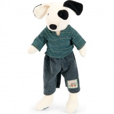 Peluche Julius le chien 50 cm - La Grande Famille - Moulin Roty