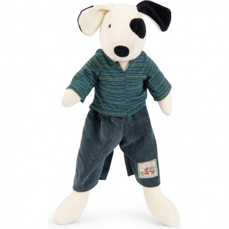 Peluche Julius le chien 50 cm - La Grande Famille - Moulin Roty