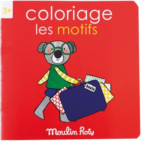 Cahier de coloriage les motifs les Popipop - Moulin Roty