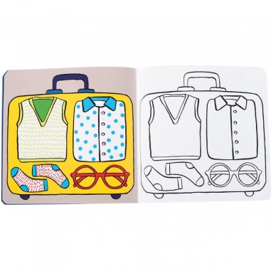 Cahier de coloriage les motifs les Popipop - Moulin Roty