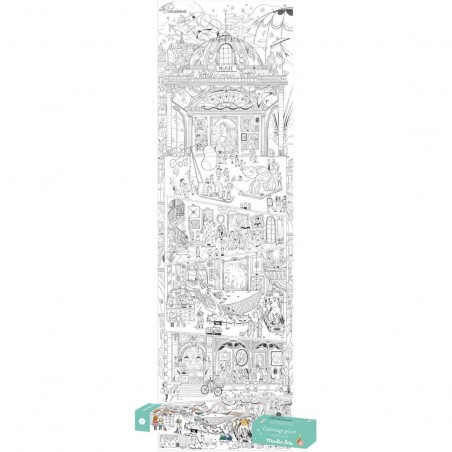 Coloriage géant Au musée Les Parisiennes - Moulin Roty