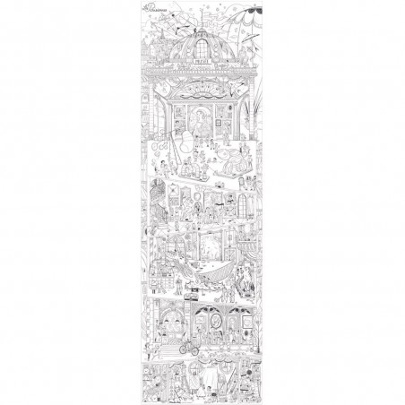Coloriage géant Au musée Les Parisiennes - Moulin Roty