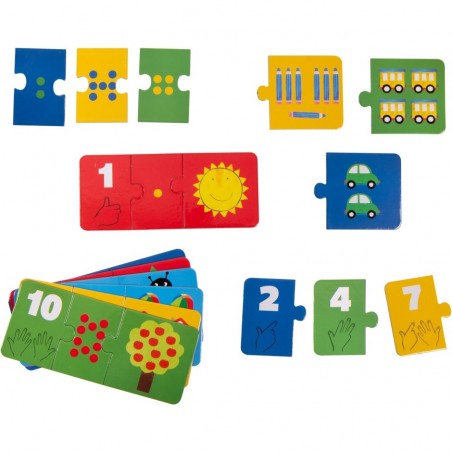 Puzzles Les chiffres Les Popipop - Puzzle éducatif - Moulin Roty