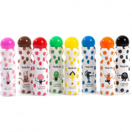 8 marqueurs tampons Les Schmouks - Moulin Roty