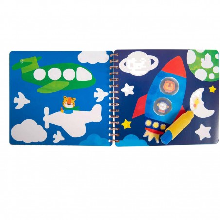 Peinture pinceau magique Les Popipop - Moulin Roty