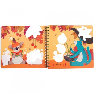 Peinture pinceau magique Dans la jungle - Moulin Roty